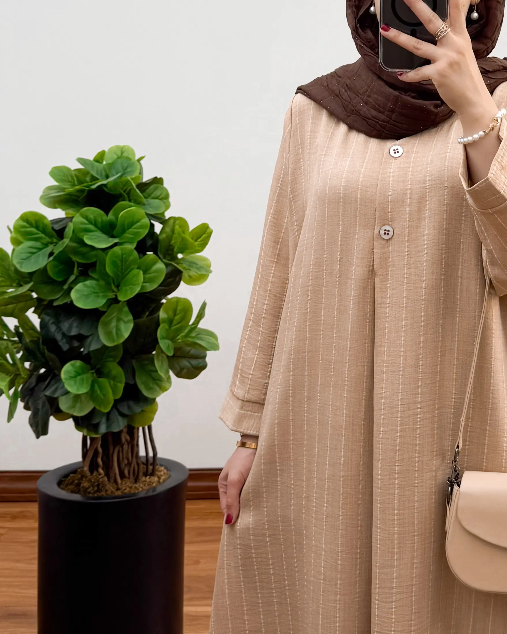 پیراهن مانتویی ایتالیایی متینا